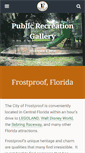 Mobile Screenshot of cityoffrostproof.com